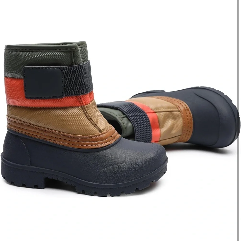 Festooning Boys Girls Winter Snow Boots Waterproof Outdoor Warm Liner 11 /478